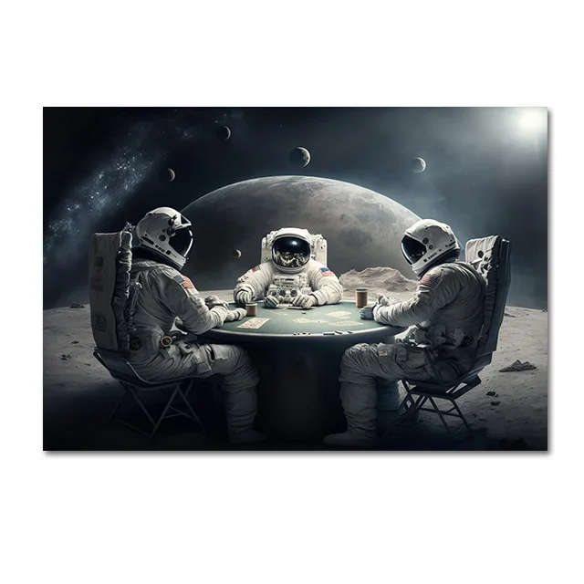 

Современные плакаты с астронавтом