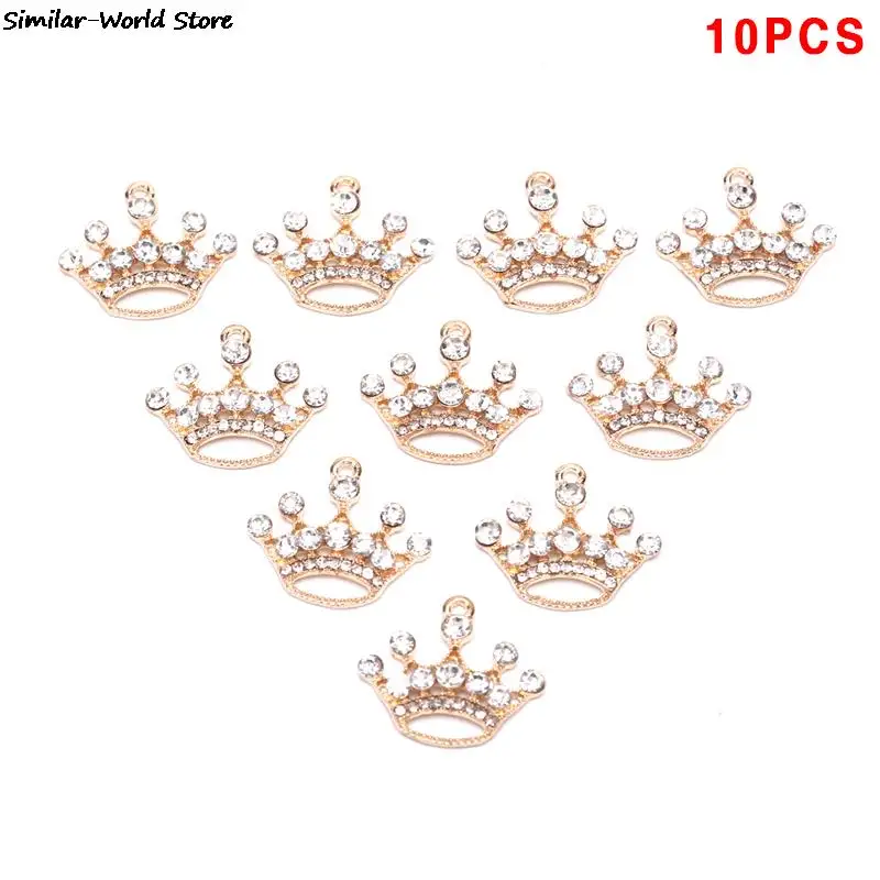 10 шт./набор подвески в виде короны