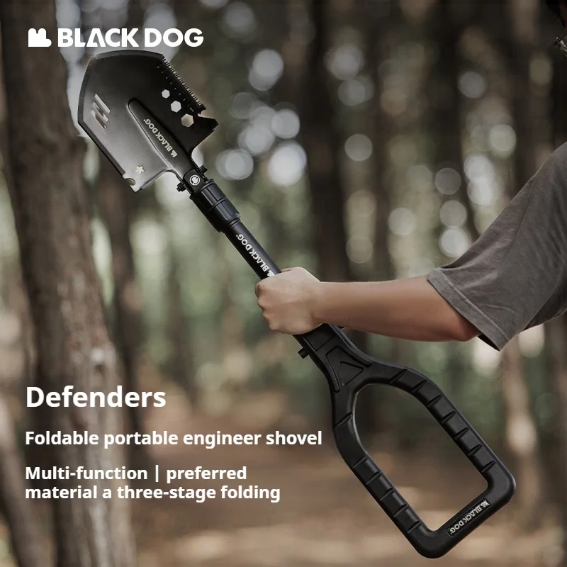 Naturehike BLACKDOG уличная инженерная лопата многофункциональная марганцевая сталь