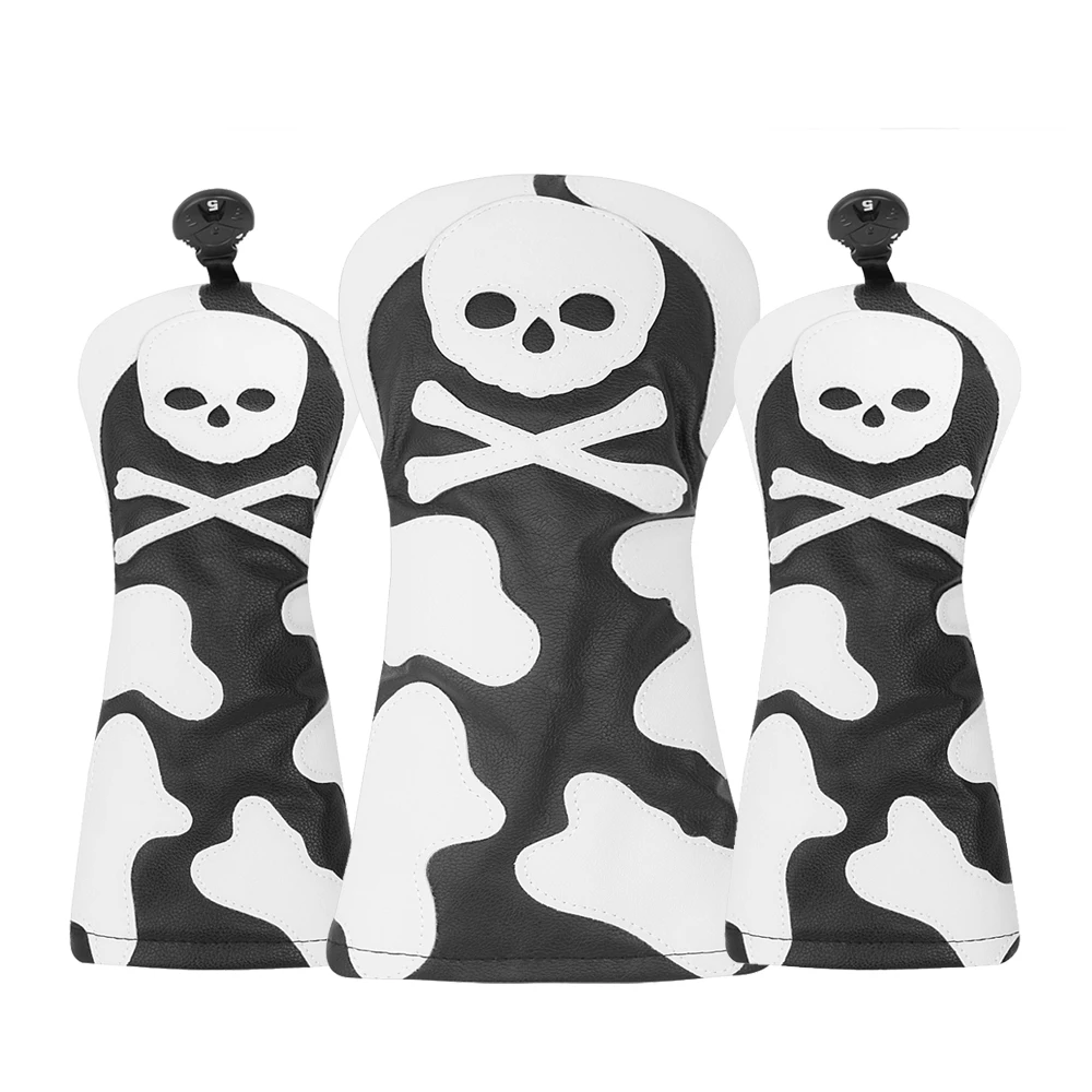 

Аксессуары для головных уборов с изображением черепа гольф-клуба и FW Fairway, деревянный гибридный Чехол