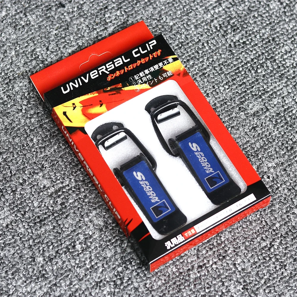 

Спортивный зажим для блокировки бампера Spoon, быстроразъемная застежка для универсального автомобиля