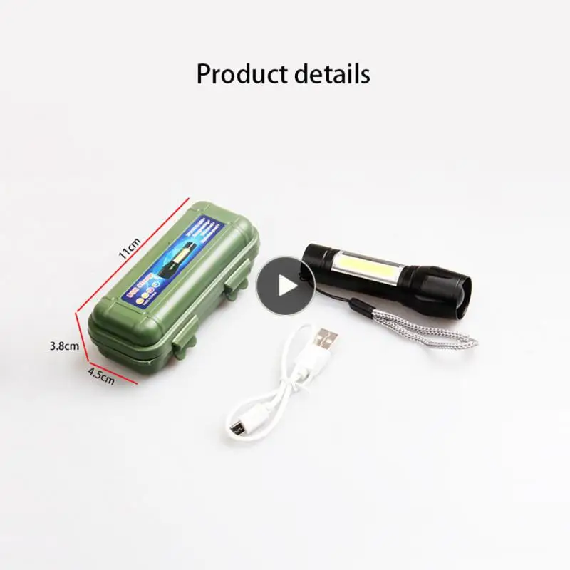 

Anti-corrosion Emergencies Hand Lamp Led 300 Lumens Flashlights Rugged Impact-resistant Hiking Lights Light Accessory Convenient