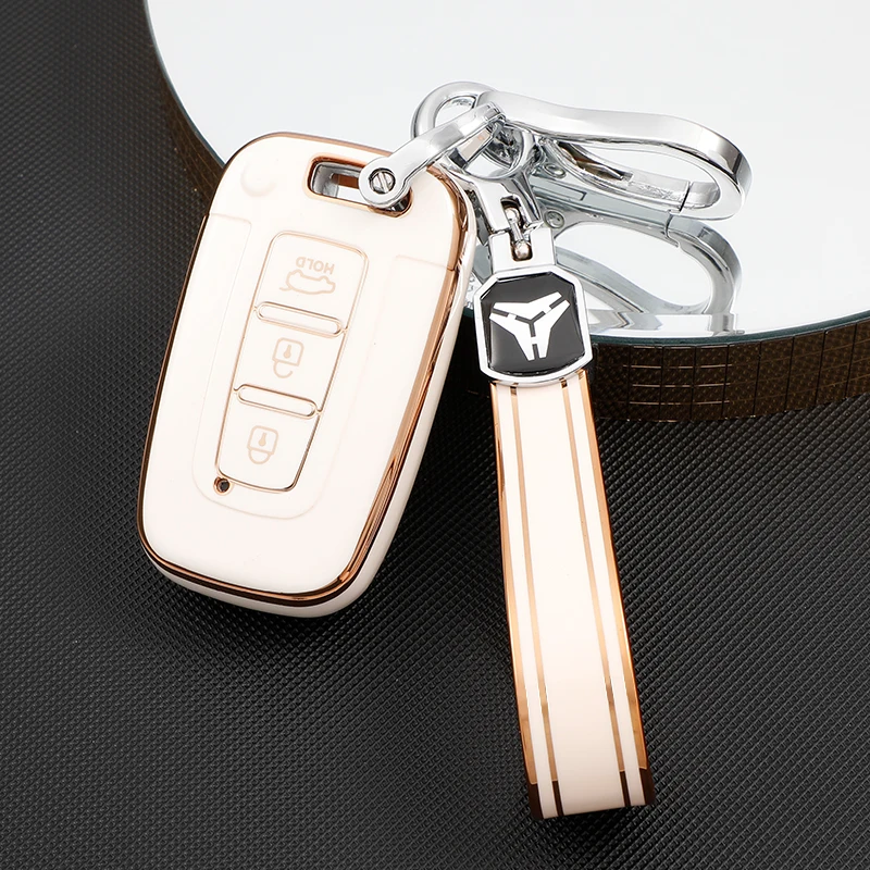 

Car Key Cover Case Shell Holder for Hyundai Accent Elantra Solaris HB20 Veloster SR IX35 I30 for KIA RIO Sportage K2 K3