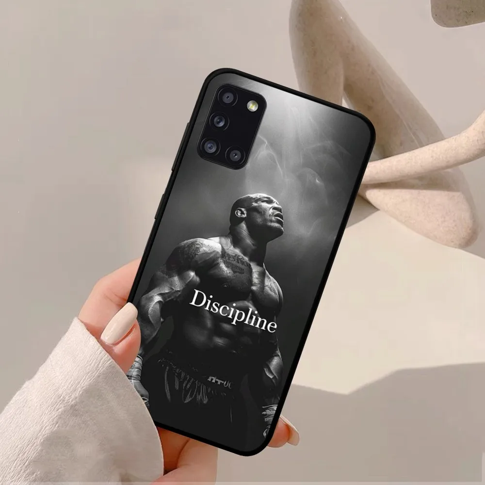 Gym Fitness Bodybuilding Phone Case For Samsung A 13 21 30 31 32 51 52 53 70 for Huawei Honor 50 60 OPPO vivo