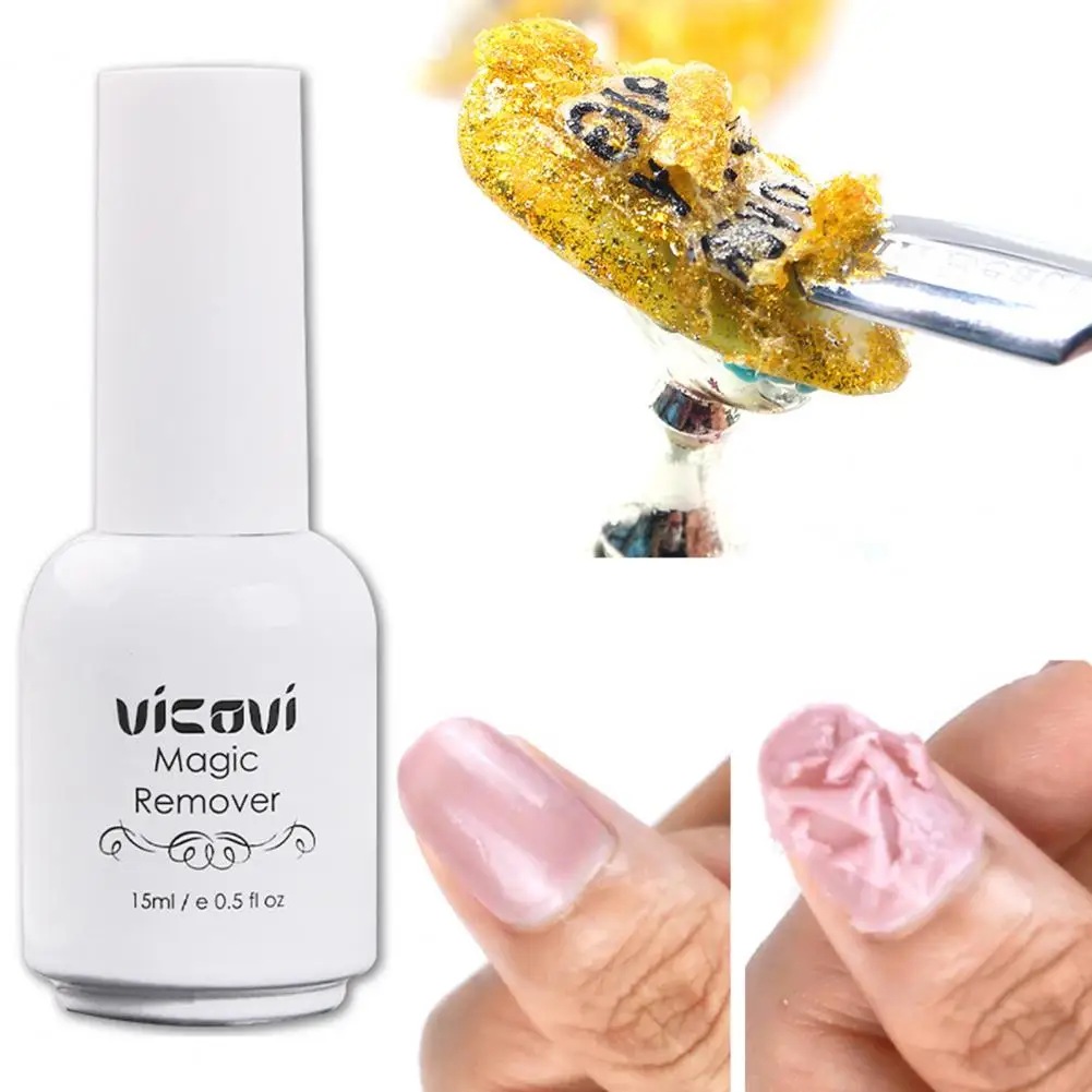 Practical Easy to Apply Dissolve Quickly Burst Glue Removal Gel Nail Supplies Polish Nail Cleaner Nail Polish Remover