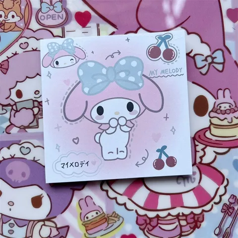 24 шт/лот Sanrio Kawaii Animal Memo Pad Sticky Notes Stationery Label Notepad Planner Sticker Post School Supplies