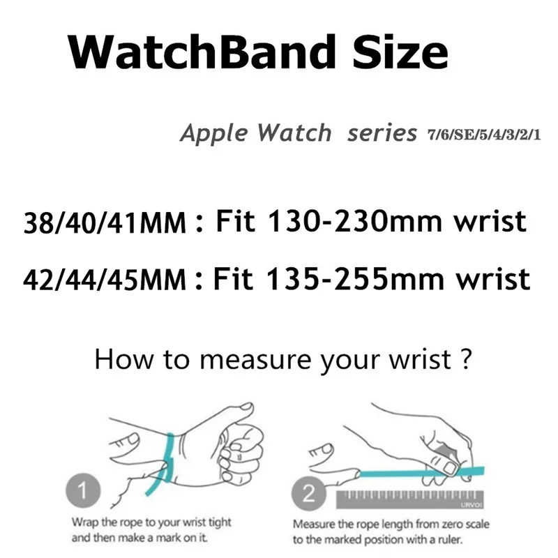 Strap For Apple watch band 44mm 42mm 45mm 41mm 38mm 40mm stainless steel Metal bracelet milanese loop iWatch Series 7 6 SE 5 4 3