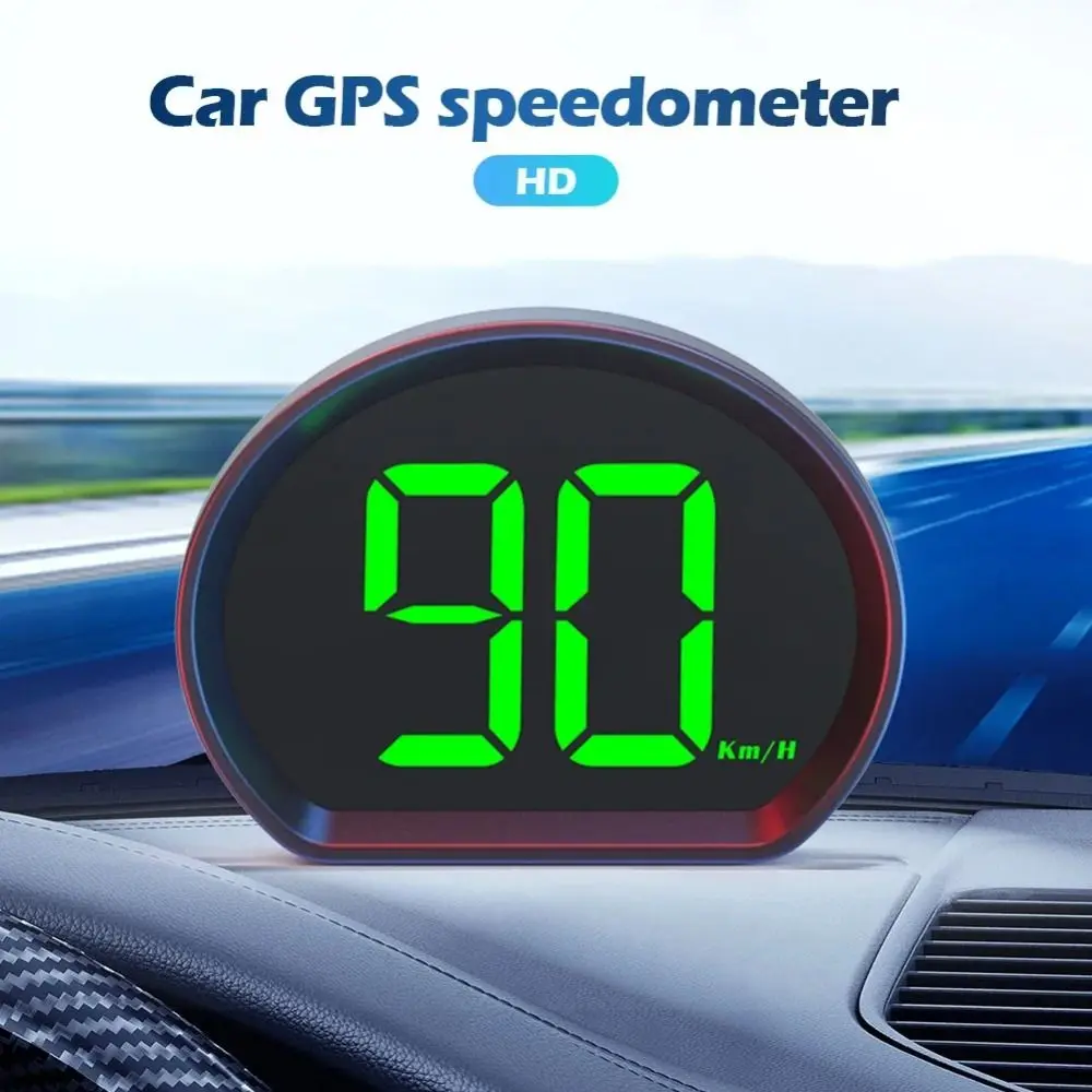 Фото KMH/MPH GPS Автомобильный цифровой спидометр Универсальная совместимость Plug&Play HUD Автомобильный проекционный дисплей Пластиковый портативный №3