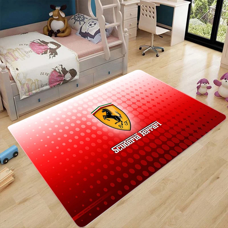 Funny Entrance Door Mats Bath Mat Well-known Car Ferrari Extra Facom Carpet Bathroom Bedroom Floor Rug Doormat Home Carpets Rugs