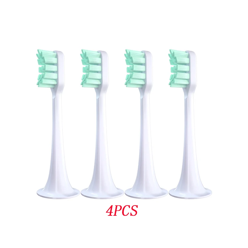 

4Pcs Replace Brush Heads For Xiaomi Mijia T300/T500 Smart Acoustic Clean Toothbrush Heads Protect Soft DuPont Nozzles Bristle