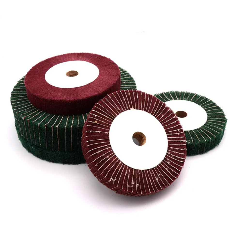 

1Pc 50mm Abrasive Scouring Grinding Flap Wheel Thick Nylon Fiber Flap Polish Wheel Disc 150/200mm Without Sanding Sheets