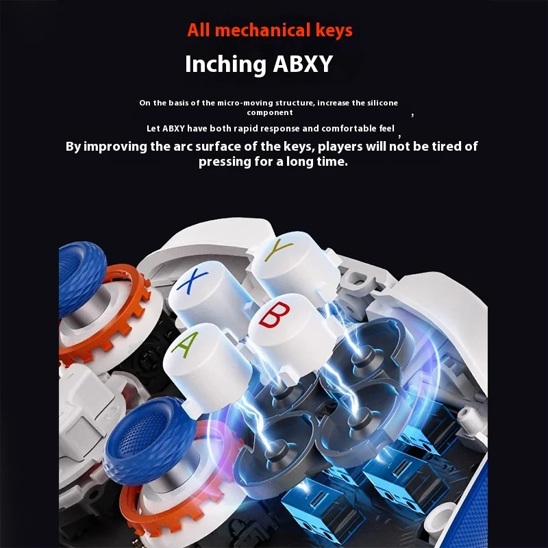 Bigbig Won Blitz 2 Tmr Controller Wireless Bluetooth Gamepads Somatosensory Controllers Customized 2000hz For Ns Pc Steam Game