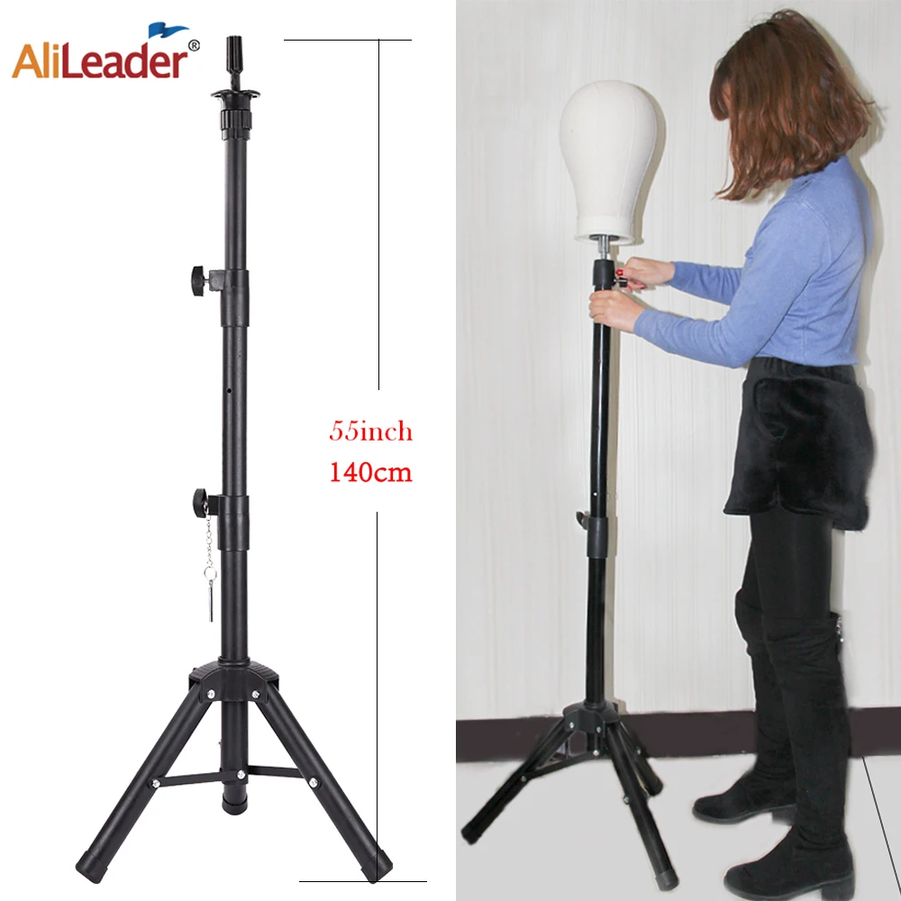 

Регулируемая подставка для парика, штатив для головы парика, металлическая подставка для головы манекена, штатив, держатель для парика, акс...