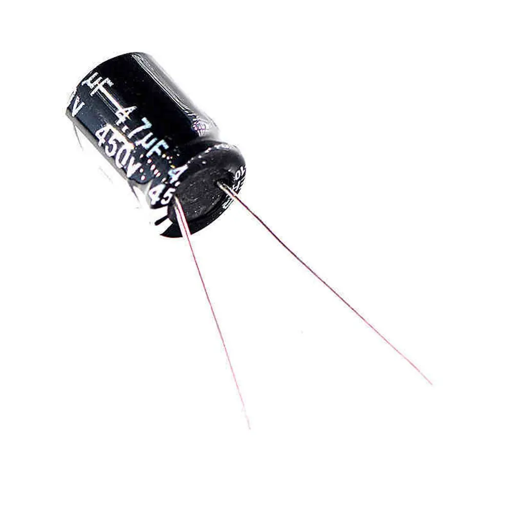 

50PCS 450V 4.7uF 450Volt 4.7MFD 8*12mm Aluminum Electrolytic Capacitor Radial