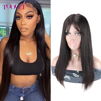 18 Inch T Piece Lace Front Wigs Bone Straight Lace Front Human Hair Wigs for Women Natural Color Brazilian Bobo Hair Wigs