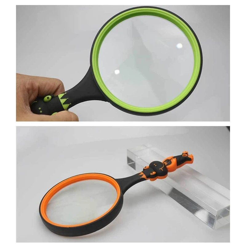 

Увеличительное стекло N0HB 8X для детей, ручная лупа для обучения, детская развивающая игрушка для дошкольного обучения, детектив Explorer