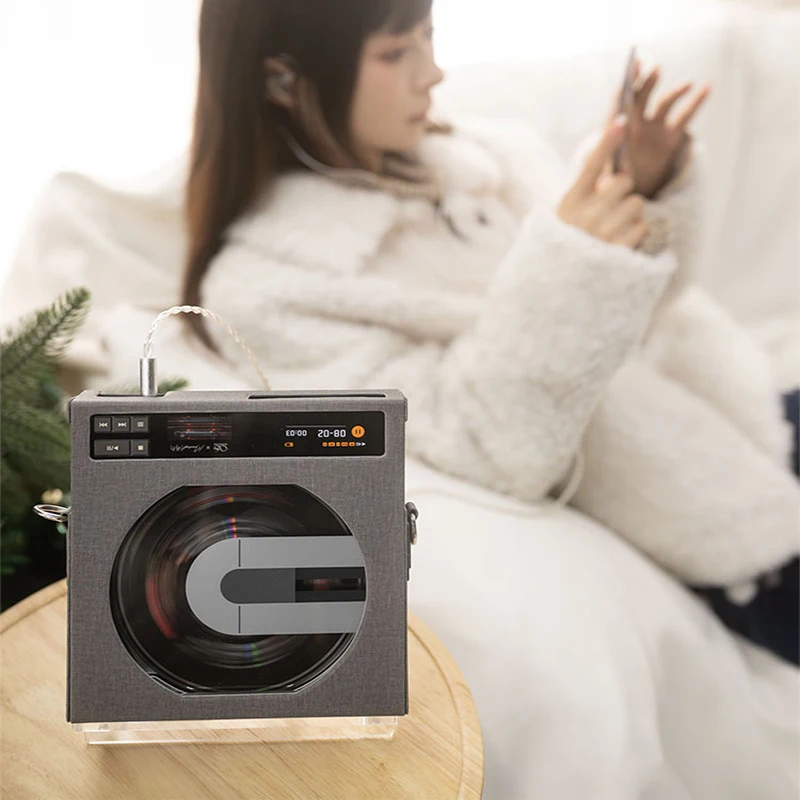 Фото Портативный настольный CD-плеер SHANLING x Water Moon Rain Crossover EC ZERO T с Bluetooth, ЖК-дисплеем, DAC и усилителем для наушников №4