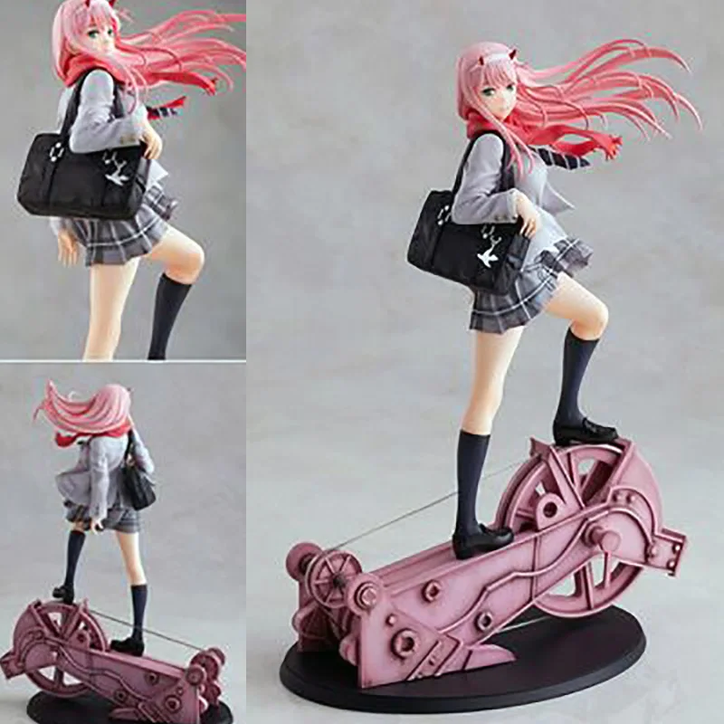 

DARLING In The FRANXX Figure 02 Zero Two School Uniform Version Action Figure Anime Collectable Model Toy For Christmas Gift