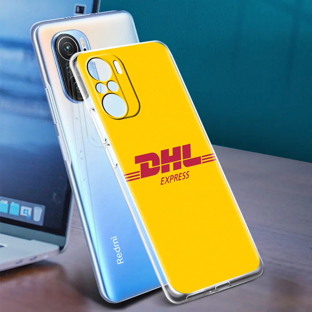 DHL Express модный прозрачный чехол для Xiaomi Redmi Note 10 8 Pro 9S K40 мобильных телефонов 9C NFC 9 4G