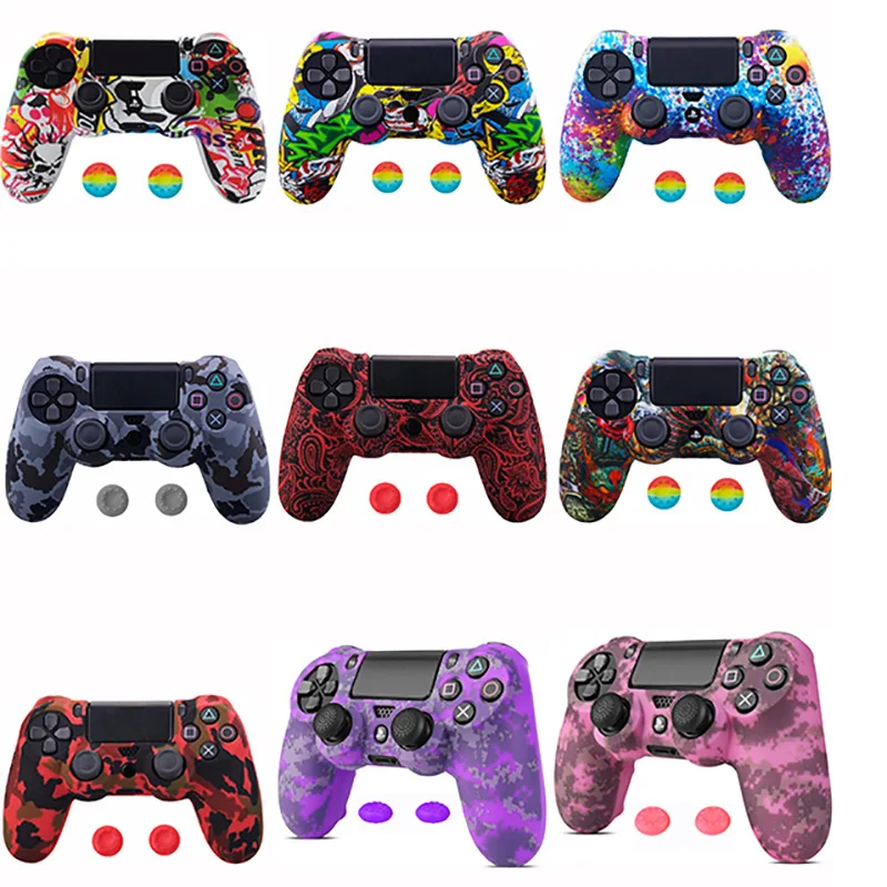 Силиконовый резиновый чехол для SONY Playstation 4 PS4 Control ler защитный Pro Slim управление