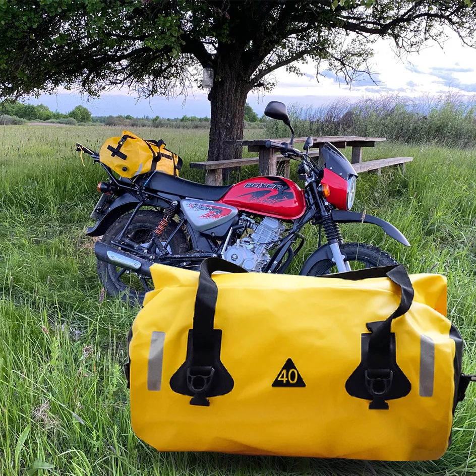 

Motorcycle Rear Seat Tail Bag Motorcycle Travel Dry Bag Waterproof Duffle Bag 40L/60/90L Motorbike Motocross