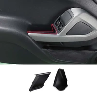 for 2010 2014 mercedes benz smart fortwo roadster 452 abs black car door storage box organizer tray car interior accessories