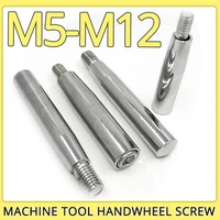 m6 m8 m10 m12 turning handle machine tool single head screw handwheel movable handle fixed crank through bushing screw