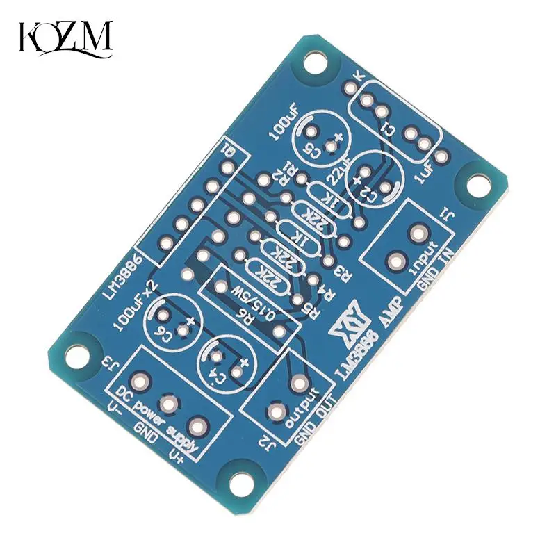 

1 шт. синяя параллельная печатная плата DC + 20-28 в 68 Вт LM3886 TF