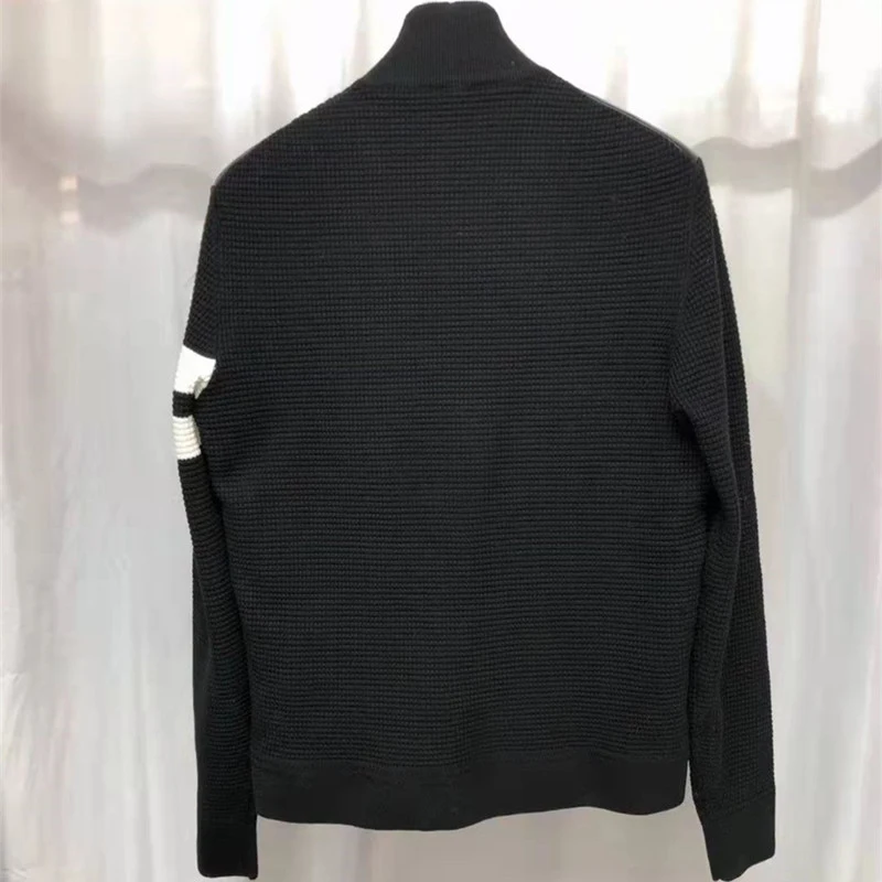 

New Couples Knit Spliced Down Jacket Men and Women's Lightweight Short Standing Collar Jacket Autumn/winter Men's Jacket