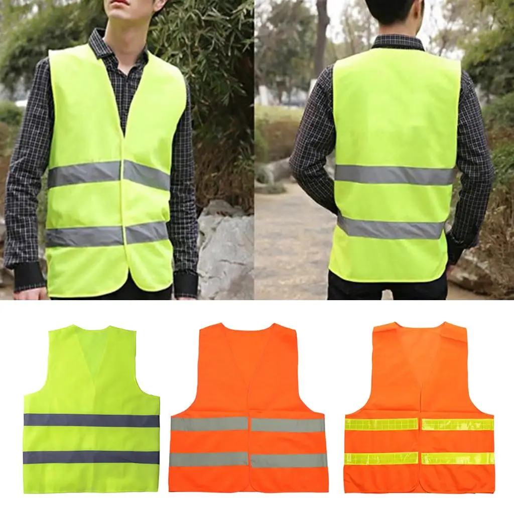 

New Safety Vest High Visibility Reflective Waistcoat For Traffic Police