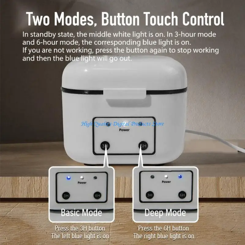 Фото U2JE Сушильный футляр для хранения с USB-соединением, циркуляцией теплого воздуха и двумя циклами ухода за ушными мониторами и №2