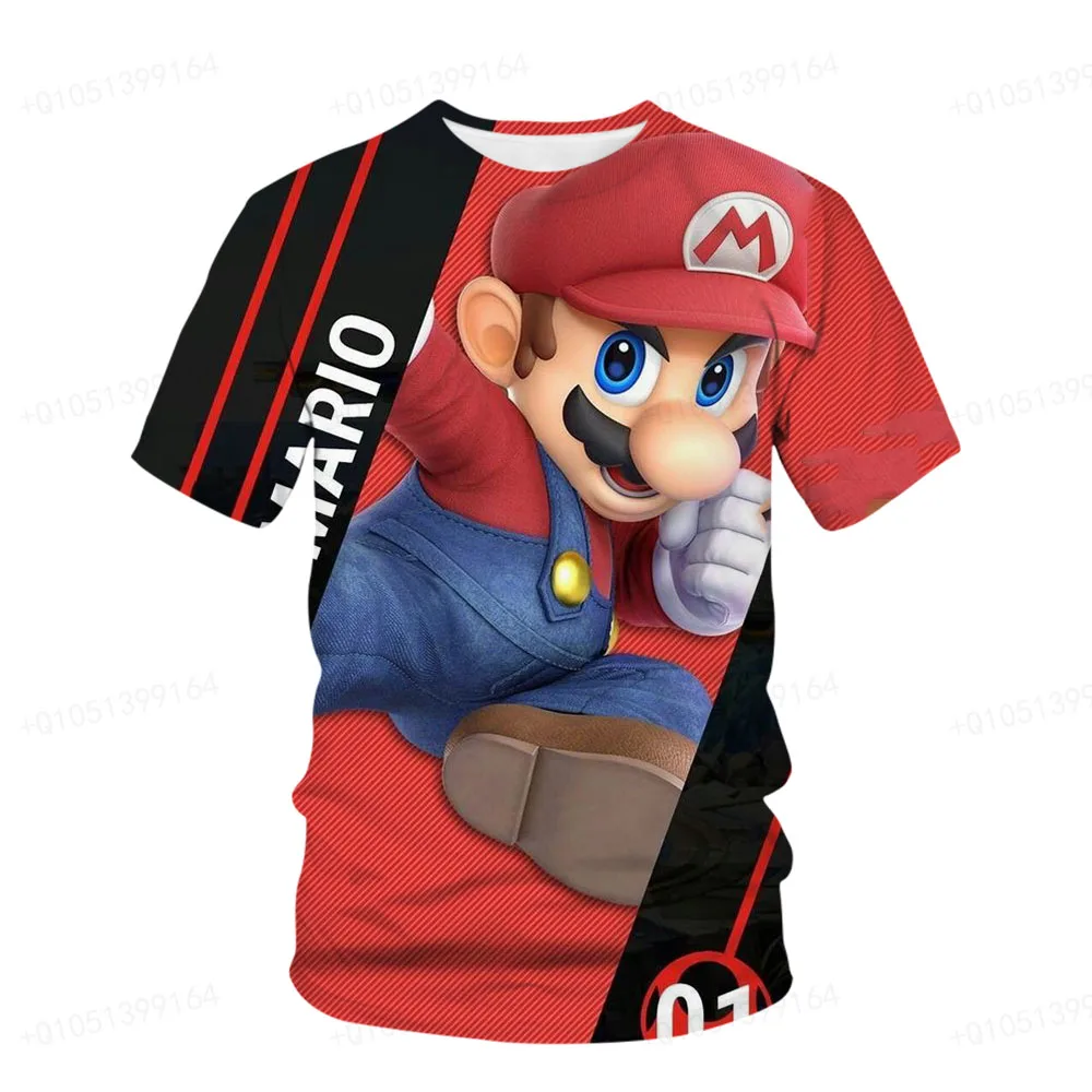 

Children's clothes Super Mario Bros T-shirt Top Children's Sportswear Boys' Mesh Quick Drying T-shirt Shorts Set Summer Beach