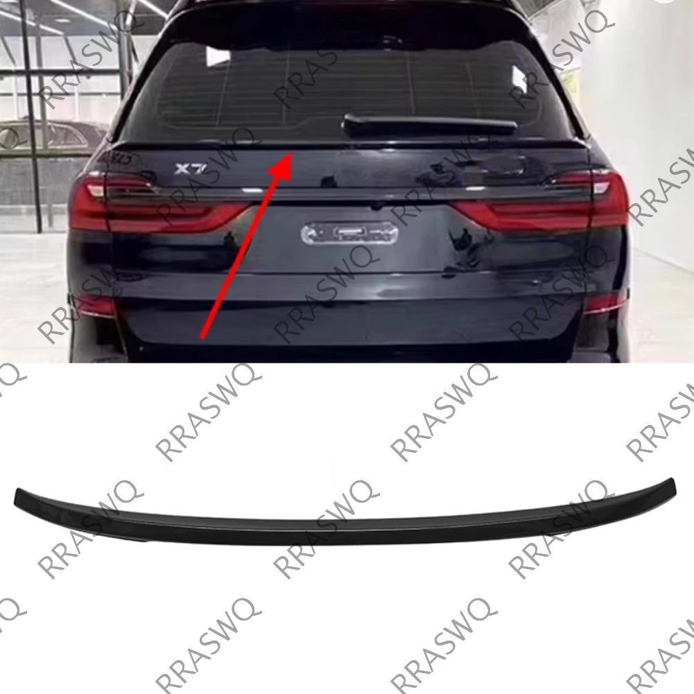

Глянцевый черный для BMW X7 G07 2019 2020 2021 2022 2023, задний багажник автомобиля, средний сплиттер, спойлер, диффузор, губа, нижняя настройка, автозапчасти