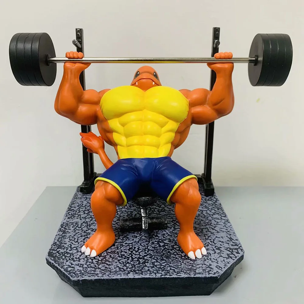 

Фигурка настольного ПК с забавными мышцами из мультфильма Покемон чармандер, аксессуары для детей, милый подарок на день рождения