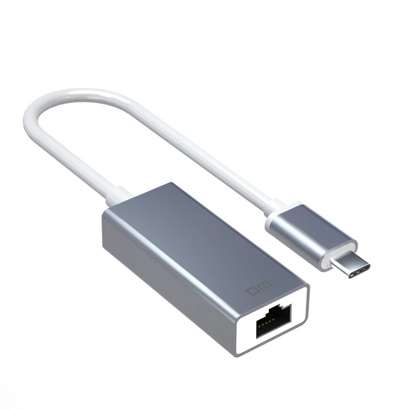 Хаб DM типа C к порту Ethernet RJ45 CHB017 не требует поддержки драйвера порт MAC и Windows |