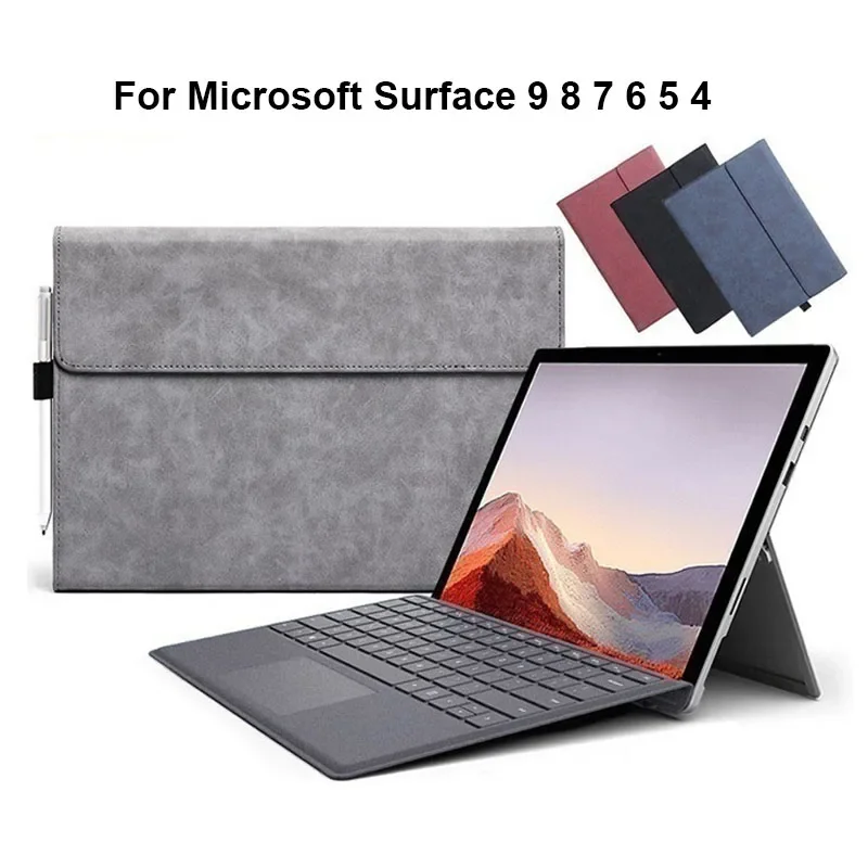 Чехол для планшета Microsoft Surface Pro 8 7 6 5 4 X Go 2 3 Go2 Go3 Pro8 Pro7 Pro6 Pro5 Pro4 10 дюймов мягкий