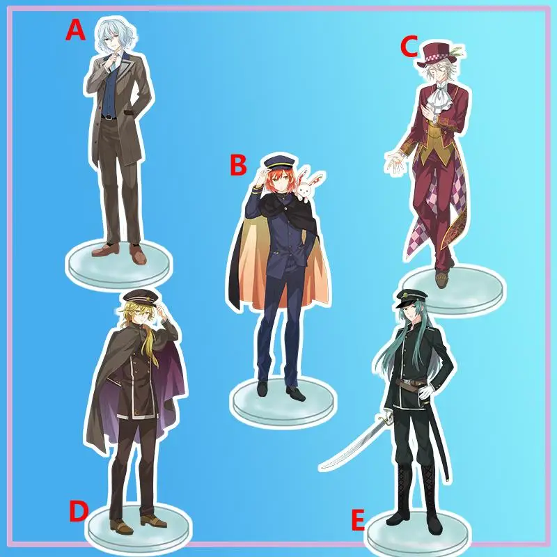 

Anime Stand Meiji Tokyo Renka Iwasaki Tosuke Mori Ogai Acrylic Figure Display Desktop Decoration 15cm
