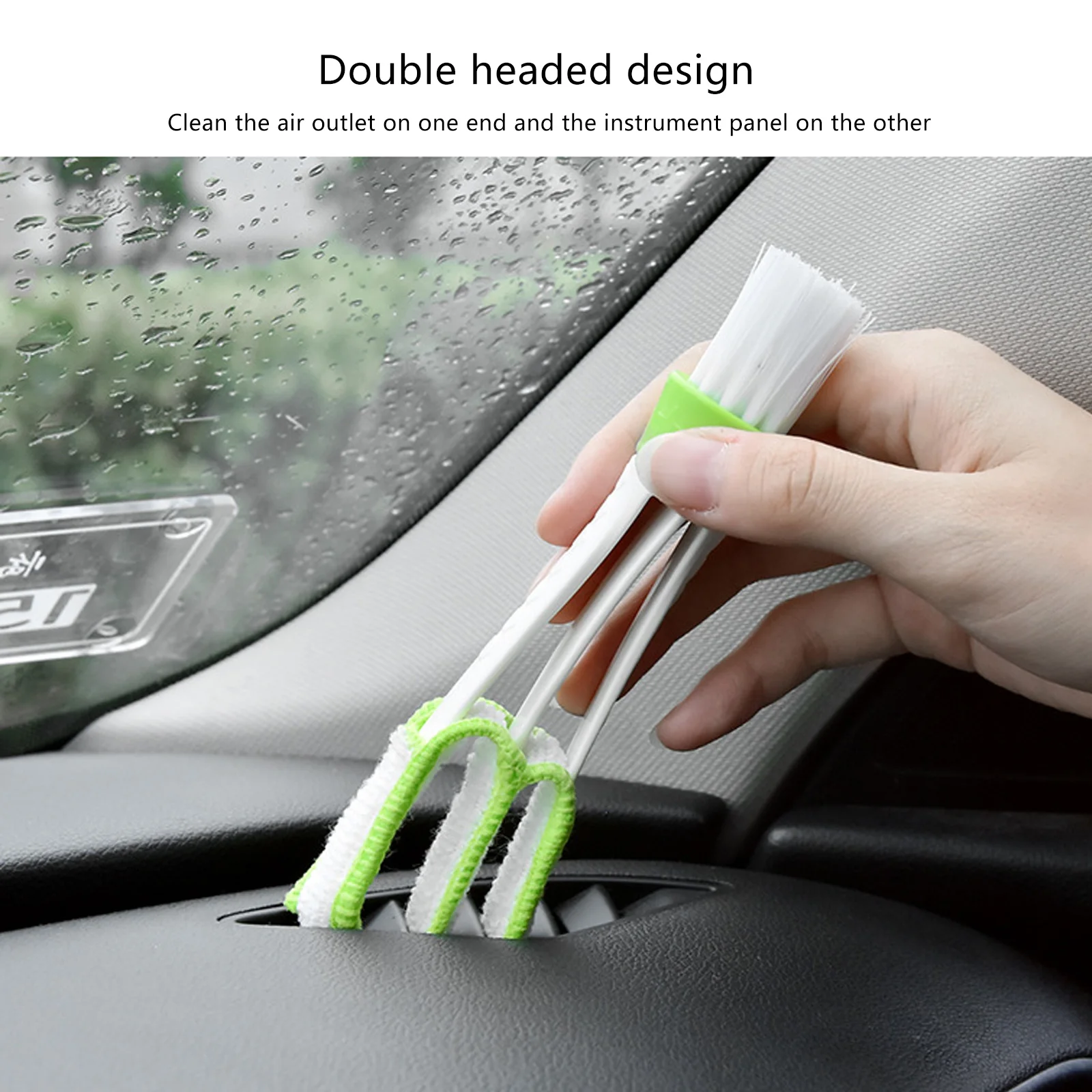 

Multifunction Cleaning Brush for Car Interior Car Brush Tools for ConditionerAir Conditioner Vent Blinds Cleaner