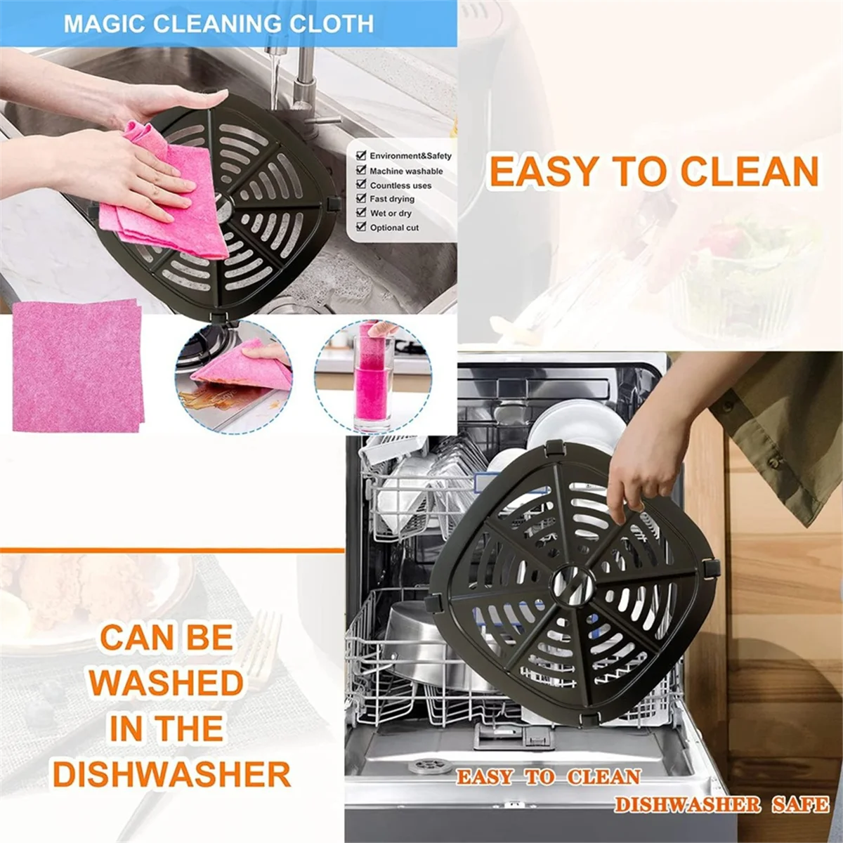 Аэрофритюрница гриль более четкий лоток для Dash 2 6QT цифровая фритюрница Tasti-Crisp с