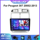 2 Din Android 10,0 автомобильное Стерео Радио мультимедийный видеоплеер для Peugeot 307 SW 2002 - 2013 навигация GPS Carplay Авторадио WIFI