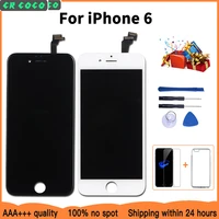 100 no dead pixel for iphone 6 lcd display all test one by one lcd module with touch glass digitizer assembly replacement aaa