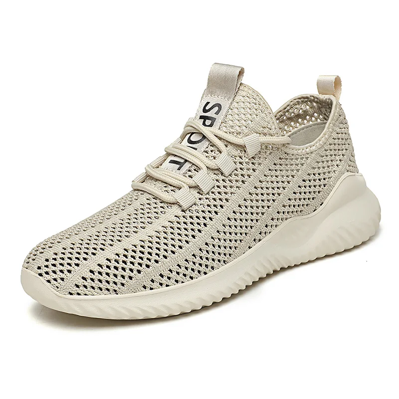 Summer Breathable Men's Casual Shoes Mesh Breathable Man Casual Shoes Fashion Moccasins Lightweight Men Sneakers Hot Sale 39-46