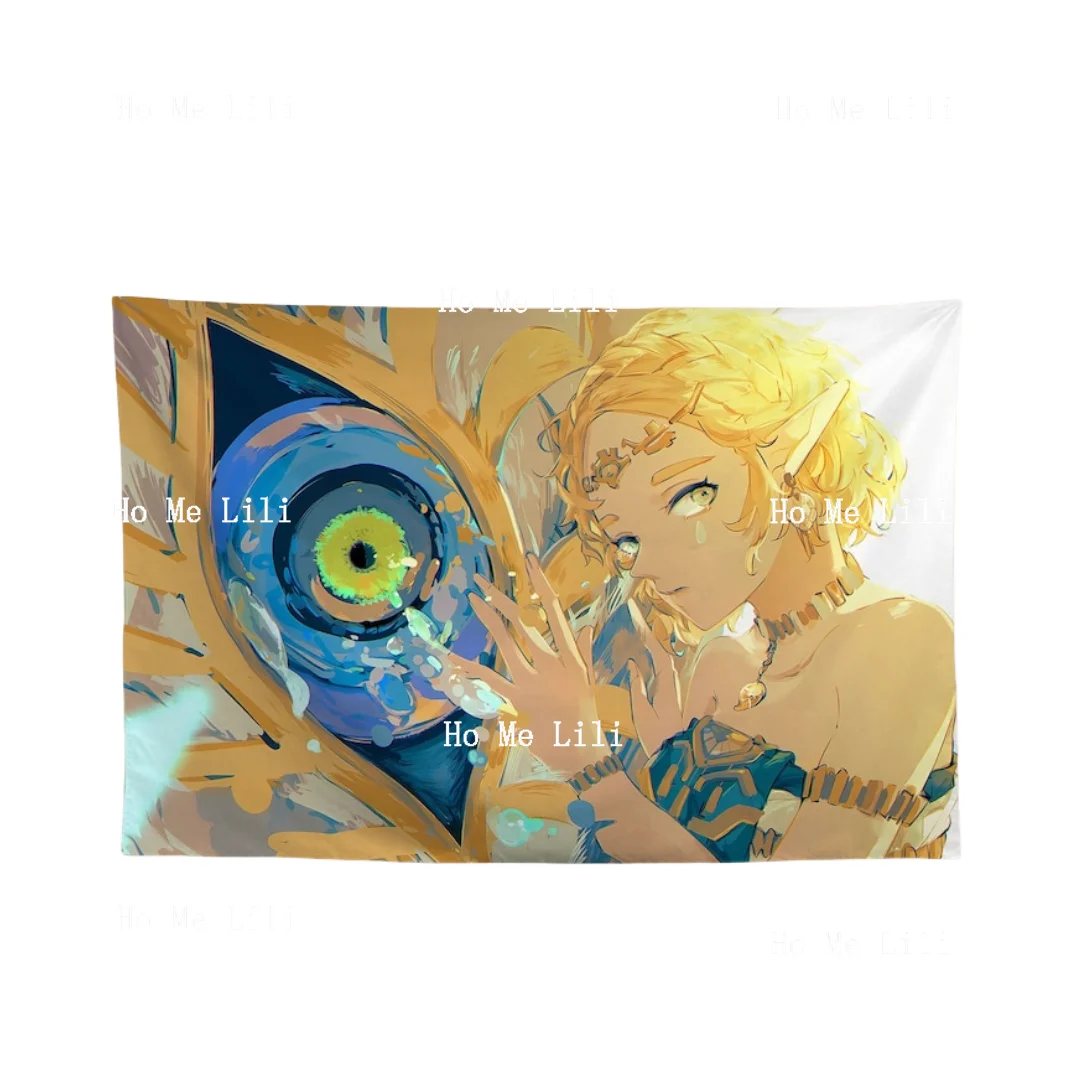 Аниме настенный гобелен Zelda Tears Of The Kingdom настенное искусство украшения для дома