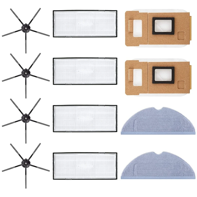 

Xiaomi Roborock S7 / S7+ Vacuum Cleaner Accessories Sweeper Accessories Kit Stone Replacement Parts, 12 Pieces
