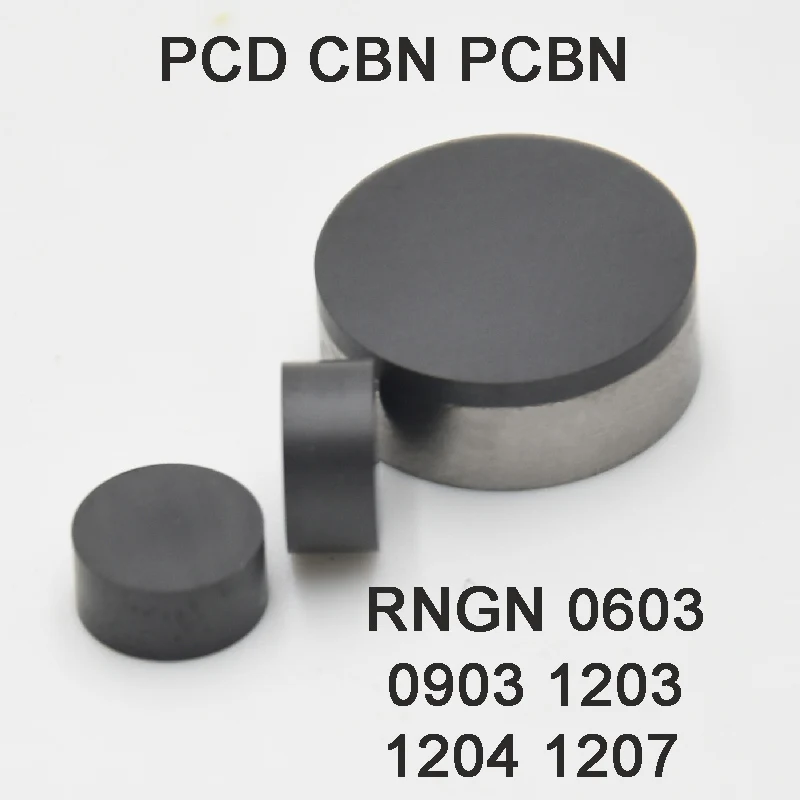 Фото Круглые вставки CBN PCD PCBN Токарные инструменты для токарного станка по металлу Алмазный RNGN 0903 1203 3/8 1/2 дюйма Режущий патрон Токарный станок Фрезерная пластина №5