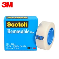 3m 811 reusable invisible ink test tape no trace adhesive tape for factory printing 1 roll 19mm32 9m