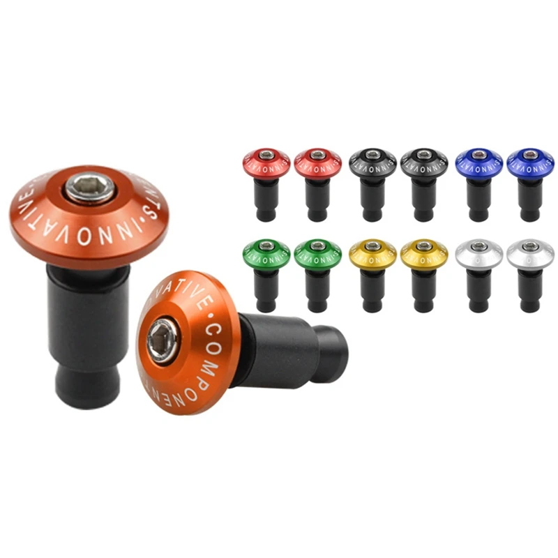 

Motorcycle Handle Bar End Handlebar Grip Cap Anti Silder Plug For YZ WR TTR XT DT 80 85 125 230 250 426 450 Motorcycle accessory