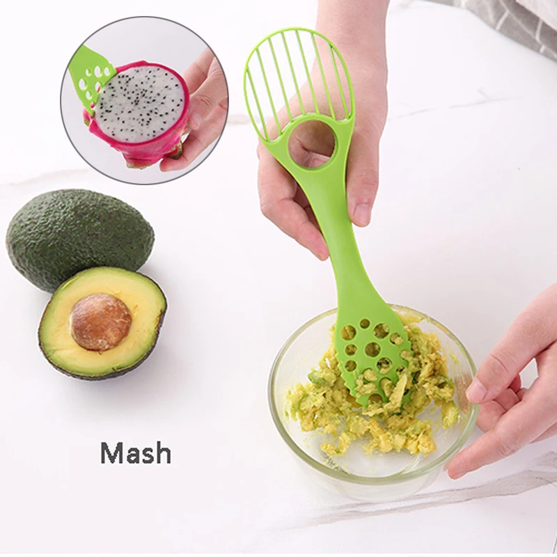 

5 In 1 Avocado Slicer Fruit Corer Peeler Fruit-savoring Gadget Plastic Vegetable Tool Kitchen Gadget Multi-purpose Fruit Cutter