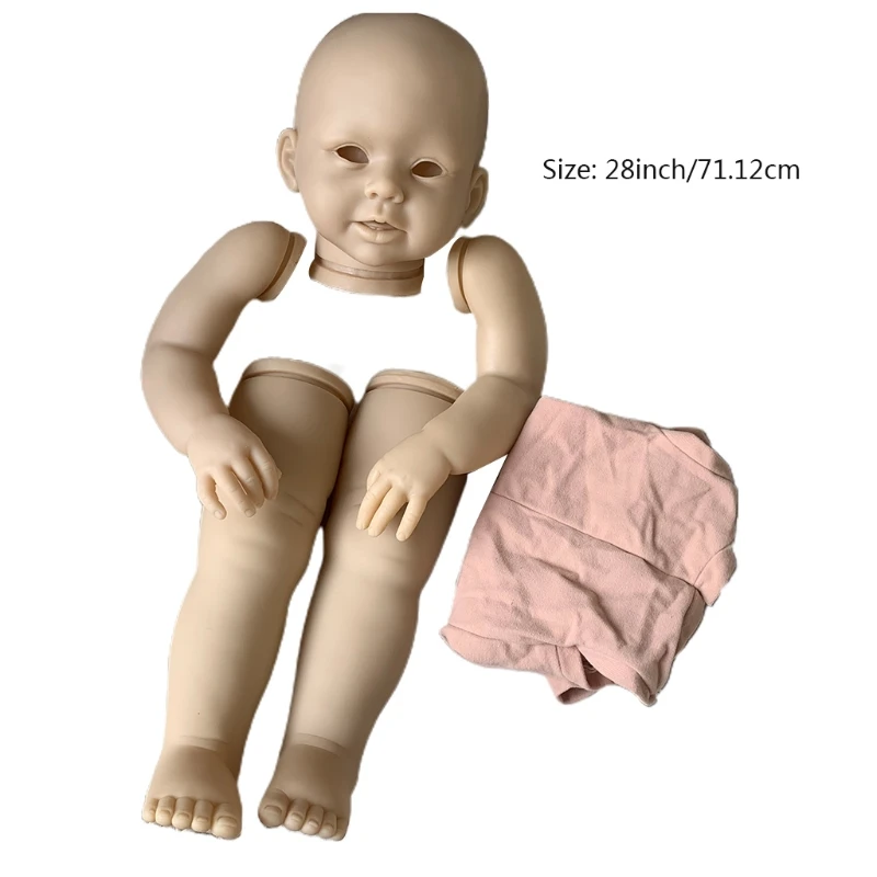 

71.12cm/28in Simulated Girl Reborn Newborn Baby Early Educational Toys Bed/Sofa Accompany Supplies Vinyl Made