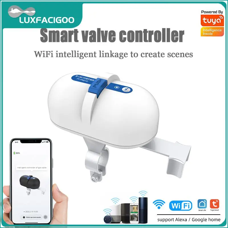 

Valve Controller Work With Alexa Google Assistant App Remotes Control Gases Valves Manipulator Control Valve Smart Controller